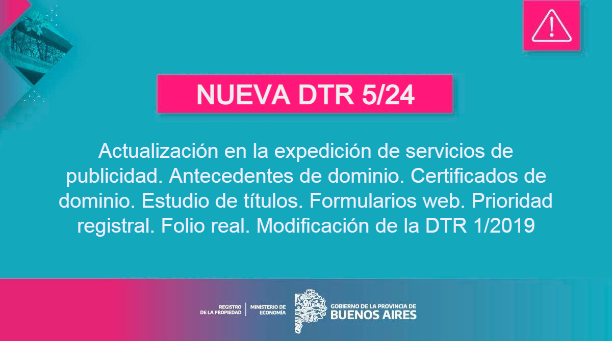 Nueva DTR 5/2024